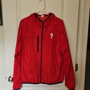 Phillies SGA Red Lightweight Raincoat